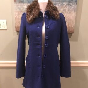 Free People Lambswool Peacoat